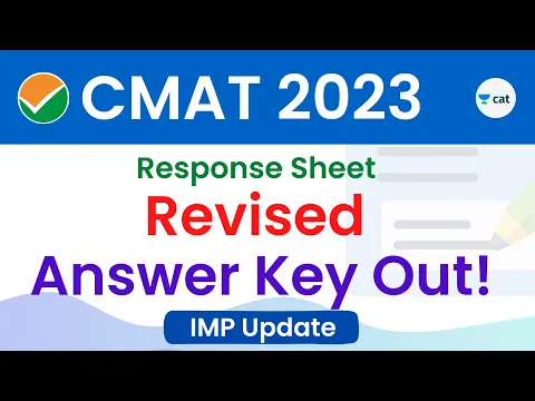 Download MP3 CMAT 2023 | Revised Answer Key Out | Question Paper available | with Codes | Ronak Shah