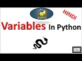 Variables in Python Hindi By Binary Dcoder For absolute beginner