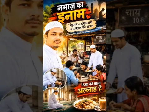 नमाज़ नहीं छोड़ी, तो अल्लाह ने तक़दीर बदल दी ❤️🤲 | दिल छू लेने वाली इस्लामिक कहानी #Shorts