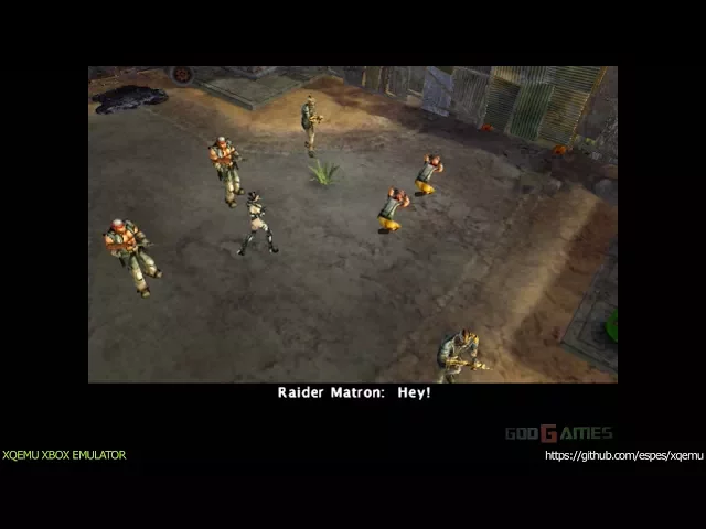 XQEMU Xbox Emulator - Fallout Brotherhood of Steel Ingame - realtime! (WIP)