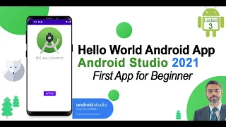 How to develop Hello World App in Android Studio 2021 Develop First Android App for Beginners