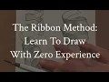 How to Draw 3D Curves Using The Ribbon Method Drawing For Beginners With Zero Experience