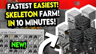 FASTEST EVER Wither Skeleton Farm 1 21 - Minecraft Bedrock