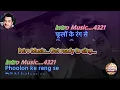 Phoolon Ke Rang Se - Karaoke with scrolling Lyric | Kishore Kumar Karaoke | Hindi Sing Along