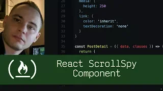 React ScrollSpy Component P5D59 - Live Coding with Jesse