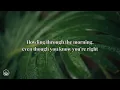 Kingfishr - The Sun Will Never Settle (lyrics)