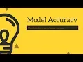 Model Accuracy In Regression MSE Bias-Varience trade-off R2-Scoring and more