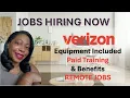 Verizon is HIRING Remote Jobs WFH Great Pay Benefits Equipment Included