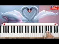 Cheb Wahid - Amour Éternel 😍❤️  Piano Instrumental Tutorial 🎹