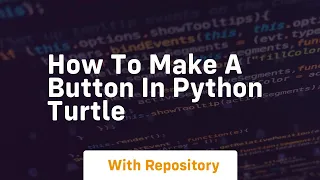 How to make a button in python turtle