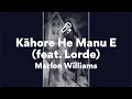 Download Lagu Marlon Williams, Kāhore He Manu E (Lyrics)