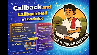 Callback and Callback hell in JavaScript VillageProgramming
