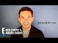Bridgerton Star Jonathan Bailey Teases Season 2 Hopes E Red Carpet Award Shows