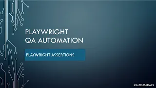 Automation QA Learn Playwright Assertions - Part 6