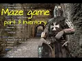 Code a maze game in python - Part 3 inventory