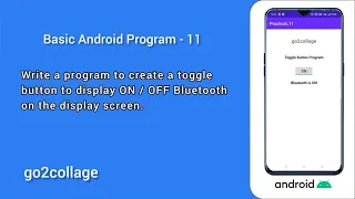 EP 11 Android Studio Basic Program I go2collage