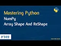 Learn Python in Arabic - Numpy