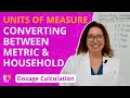 Units of Measure Converting Between Metric Household - Dosage Calculation LevelUpRN