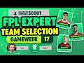 WHEN TO BENCH BOOST? 🤔 | FPL EXPERT GW17 TEAM SELECTION | Fantasy Premier League Tips 2025/26