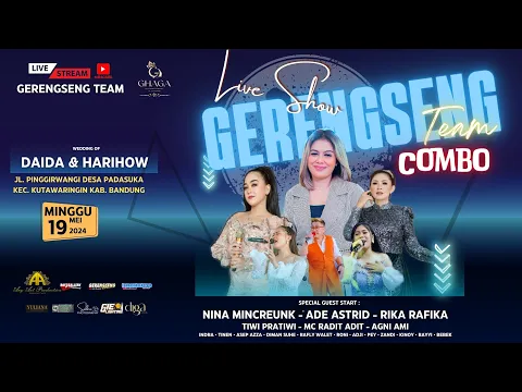 Download MP3 🔴LIVE GERENGSENG COMBO | ADE ASTRID - RIKA RAFIKA - NINA MINCREUNK Wedding Of DAIDA \u0026 HARIHOW