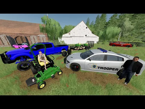 Download MP3 Police Arrest us While Mowing Abandoned Property | Farming Simulator 22