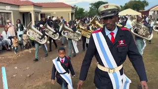 ezase vaal brass band plays ke habile lehodimo at home 19 october 2025 