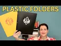 Monogram on plastic school folders with your Melco Embroidery Machine using features in Design Shop