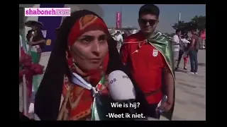 مصاحبه زن چادری در قطر                           دندنها