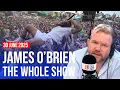 Download Lagu Why it's easier to talk about an idiot at Glastonbury than Gaza | James O’Brien - The Whole Show
