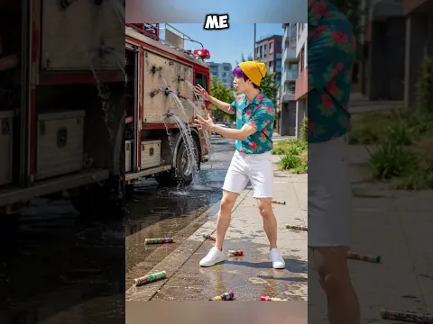 Jinu Destroyed Firetruck ππ± #kpop #shorts