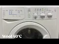Download Lagu Indesit WIDL106: Wool 40°C with 40 year old WOOLEN COAT! (Bangs \u0026 walks away)