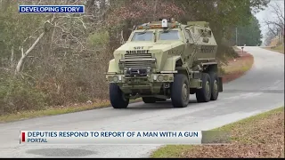 Armed suspect in custody after Portal lockdown