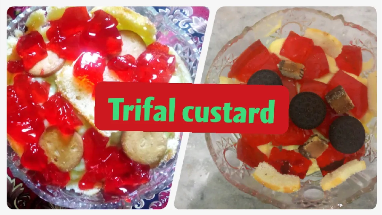 how to make trifal custard /custard banany ka asan tariqa/Noor bilal.