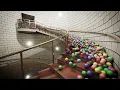 Download Lagu Balls on spiral stair, Blender animation, Rigid body simulation, Eevee