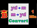 Download Lagu yd to m, m to yd Conversion
