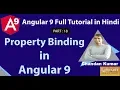 Property Binding in Angular 9 Angular 9 Full Tutorial in Hindi