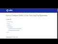 Okta Org2Org Configuration Lab SAML SSO JIT Provisioning