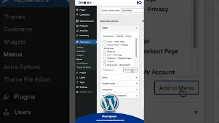 How to create a navigation menu in WordPress