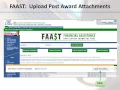 FAAST Award Attachments