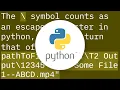 Python Popen Cannot Find the File Specified