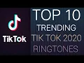 Download Lagu TOP 10 TRENDING / LATEST TIK TOK RINGTONES 2020|LATEST SONGS WITH NAMES IN THE VIDEO