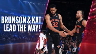 KNICKS GET THEIR FIRST WIN! 🔥 Jalen Brunson & Karl-Anthony Towns Lead New York Past Detroit
