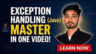 Core Java Exception Handling try-catch Exception Hierarchy Checked vs Unchecked throws
