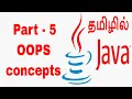 OOPS concepts in Java Learn Java in Tamil Java Tamil Vathiyar - Part