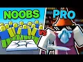 10 NOOBS vs 1 PRO Developer Make a Roblox Game