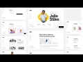 Julia One Page Portfolio HTML Template Free Source Code