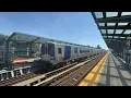 M9 LIRR arriving and leaving Nostrand Avenue
