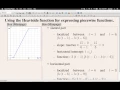 Piecewise functions in terms of Heaviside functions