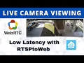 Real Time Camera Viewing using RTSPtoWeb and Glance Cards in Home Assistant