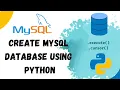 How to create MySQL Database using Python Malayalam